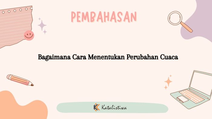 Perubahan Cuaca Harian dan Faktor yang Mempengaruhinya